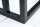 Beistelltisch Mango Holz Metall 45 x 30 cm C-Form