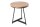 Beistelltisch Holz (Eiche) Metall 45 x 45 cm