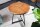 Beistelltisch Holz (Eiche) Metall 45 x 45 cm