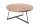 Couchtisch Holz (Eiche) Metall rund Ø 80 cm