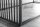 Couchtisch Glas MDF Metall in Schwarz 100 x 50 cm Modern