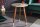 Beistelltisch Akazienholz Metall 40x50 cm (BxH) Handarbeit