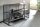 Regal in Schwarz 120 x 83 cm Schwarz Metall MDF