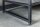 Regal in Schwarz 120 x 83 cm Schwarz Metall MDF
