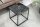 Beistelltisch quadratisch Schwarz 40 x 40 cm Marmor Optik