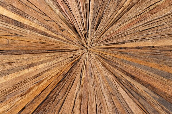 Esstisch Teakholz Hartglas Edelstahl Braun Chrom 120x120 cm