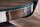 Esstisch Teakholz Hartglas Edelstahl Braun Chrom 120x120 cm