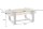 Couchtisch Teakholz Hartglas Edelstahl 130 x 70 cm