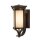 Wandlampe Au&szlig;en in Creme Bronze Stahl Glas MERYL