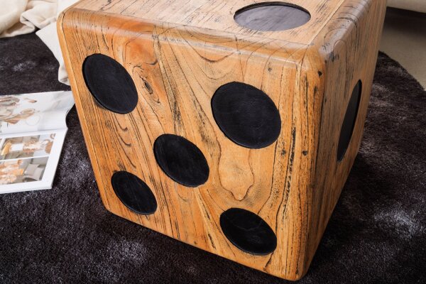 Beistelltisch Mindiholz in Natur 41 x 41 cm