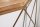 Konsolentisch Mango Holz Metall in Natur Messing 90 cm