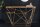 Konsolentisch Mango Holz Metall in Natur Messing 119 cm
