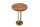 Beistelltisch rund Ø 45 cm Mango Holz Metall Handarbeit