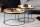 Couchtisch 2er Set in Gold Schwarz mit Tabletts Handarbeit