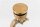 Beistelltisch Hartglas Marmor Metall in Gold Schwarz Elefant