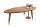 Couchtisch Mango Holz Metall in Braun 2er Set