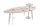 Couchtisch Mango Holz Metall in Braun 2er Set