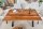 Esstisch Baumkante Akazienholz Metall 160 x 90 cm