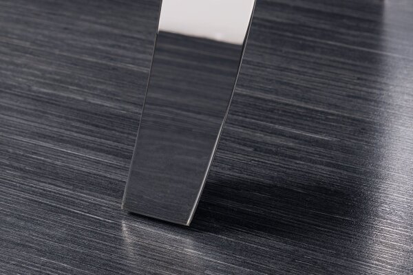 Couchtisch Keramik in Schwarz Marmor Silber 100x60 cm (LxB)