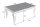 Couchtisch Keramik in Schwarz Marmor Silber 100x60 cm (LxB)