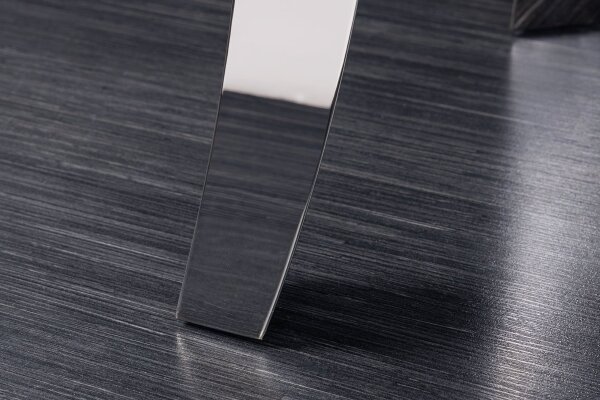 Konsolentisch Keramik in Schwarz Silber 145cm