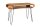Schreibtisch Sheesham Holz Metall 120 x 78 cm