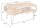 Couchtisch Sheesham Holz Metall 100 x 55 cm