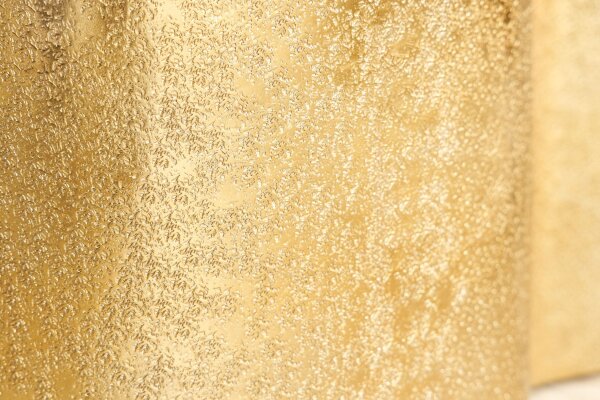 Couchtisch Metall in Gold 71 x 73 cm Handarbeit