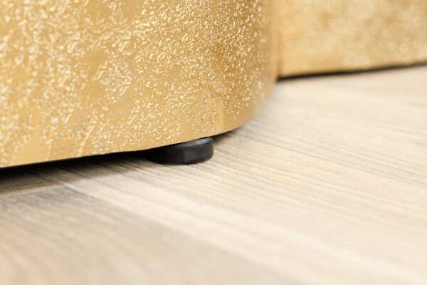 Couchtisch Metall in Gold 71 x 73 cm Handarbeit