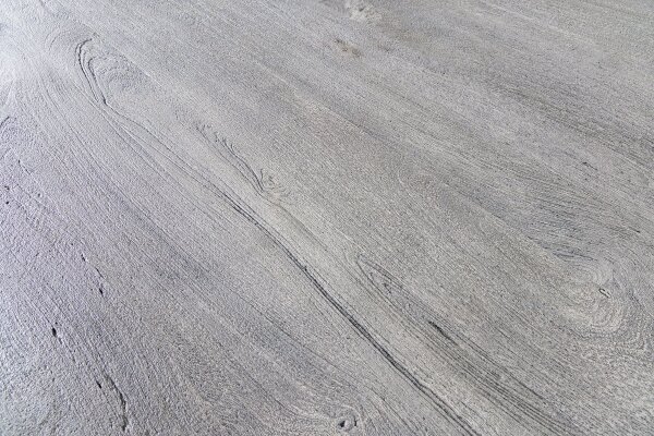 Esstisch rund Ø 120 cm Grau Schwarz Mango Holz Metall
