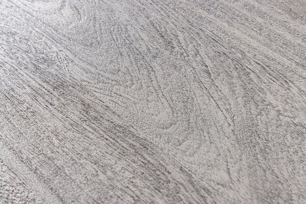 Esstisch Akazienholz Metall in Grau Schwarz 140x80 cm