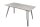 Esstisch Akazienholz Metall in Grau Schwarz 140x80 cm