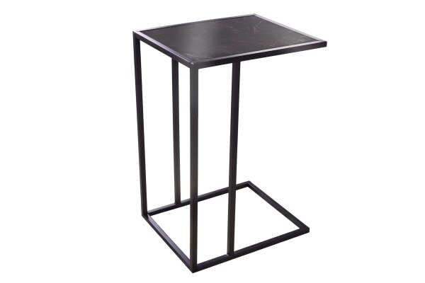 Beistelltisch in Anthrazit Schwarz 43 x 35 cm