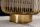 Beistelltisch Gold Schwarz rund Ø 41 cm Hartglas Metall