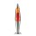 JENNY Lavalampe Orange Wachs Rot 42cm hoch Retro