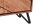 Vitrine Holz Glas Metall 150 cm hoch Natur Schwarz Modern