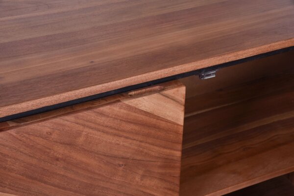 Sideboard Holz Metall 120cm breit Akazie Modern MONRO