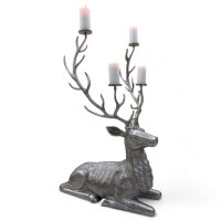 XXL Kerzenständer Hirsch groß H: 142,5cm in...