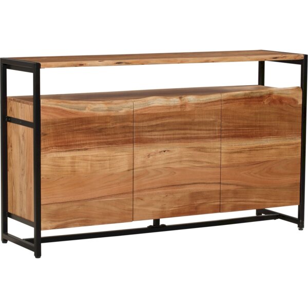 Sideboard Akazienholz Eisen 145 cm breit Industrial