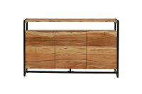 Sideboard Akazienholz Eisen 145 cm breit Industrial