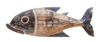Maritime Wanddeko Fisch Holz 50 cm lang Handarbeit Shabby...