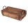 Dekoschale Holz Eisen mit Griffen Industrial L: 33 cm