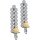 Kerzenhalter Wand 2er Set H: 38,5 cm Schwarz TANNER