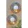 Kerzenhalter Wand Schwarz 2er Set B: 21 cm Glas Stahl