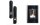Wandkerzenhalter 2er Set Schwarz Metall Glas H: 41,5 cm Modern