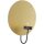 Wandkerzenhalter 2er Set B: 18 cm rund in Gold Schwarz