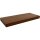 Schweberegal 120 cm lang MDF Kunststoff PVC Holz Optik Braun