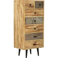 Kommode Holz Stahl H: 112 cm Modern dekorativ