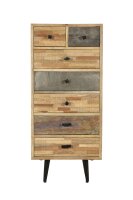 Kommode Holz Stahl H: 112 cm Modern dekorativ