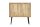 Sideboard Holz Stahl 92 cm breit Natur Grau Schwarz